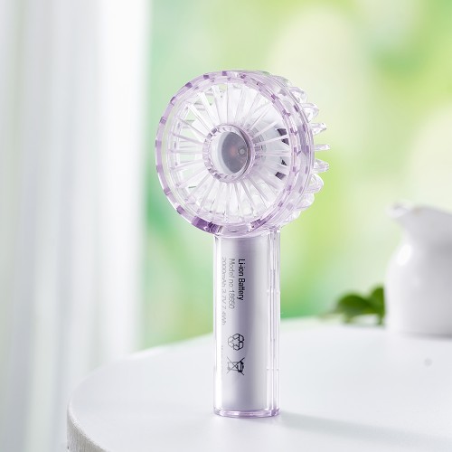 Factory Wholesale OEM Mini Handheld Fans USB Rechargeable Flashlight Cute Fans