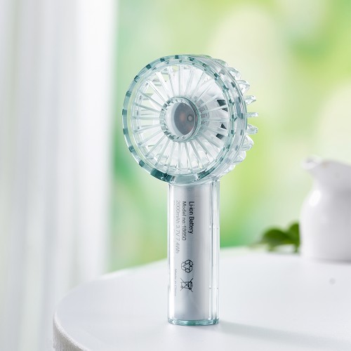 Factory Wholesale OEM Mini Handheld Fans USB Rechargeable Flashlight Cute Fans