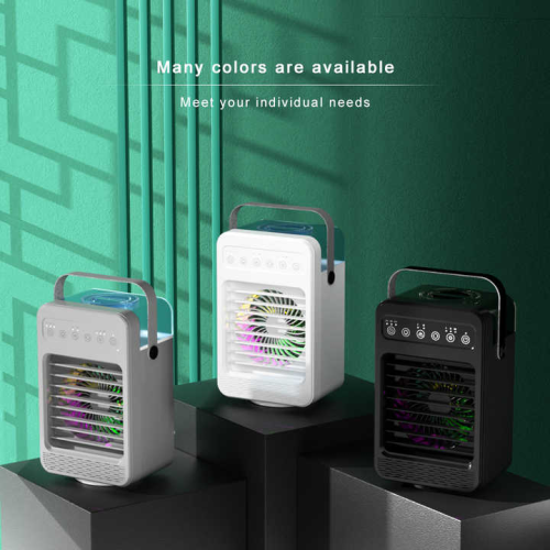 Wholesale Air Cooler Fans Oscillating USB Portable Air Cooler Fans w/Night Light