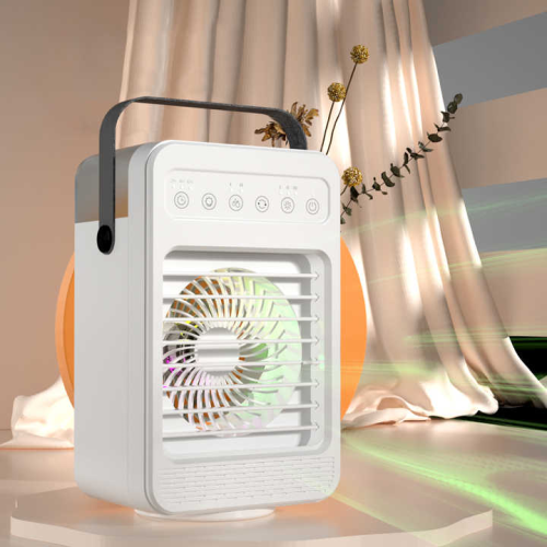 Wholesale Air Cooler Fans Oscillating USB Portable Air Cooler Fans w/Night Light